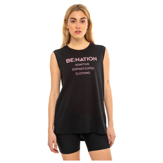 Be Nation Γυναικεία αμάνικη μπλούζα Essentials Sleeveless Tee